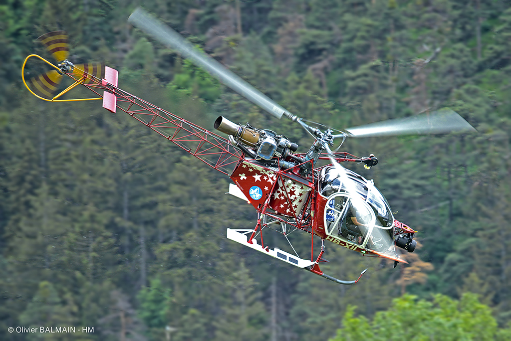 Sud Aviation LAMA SA315 HB-XII Air Zermatt - Raron - Suisse