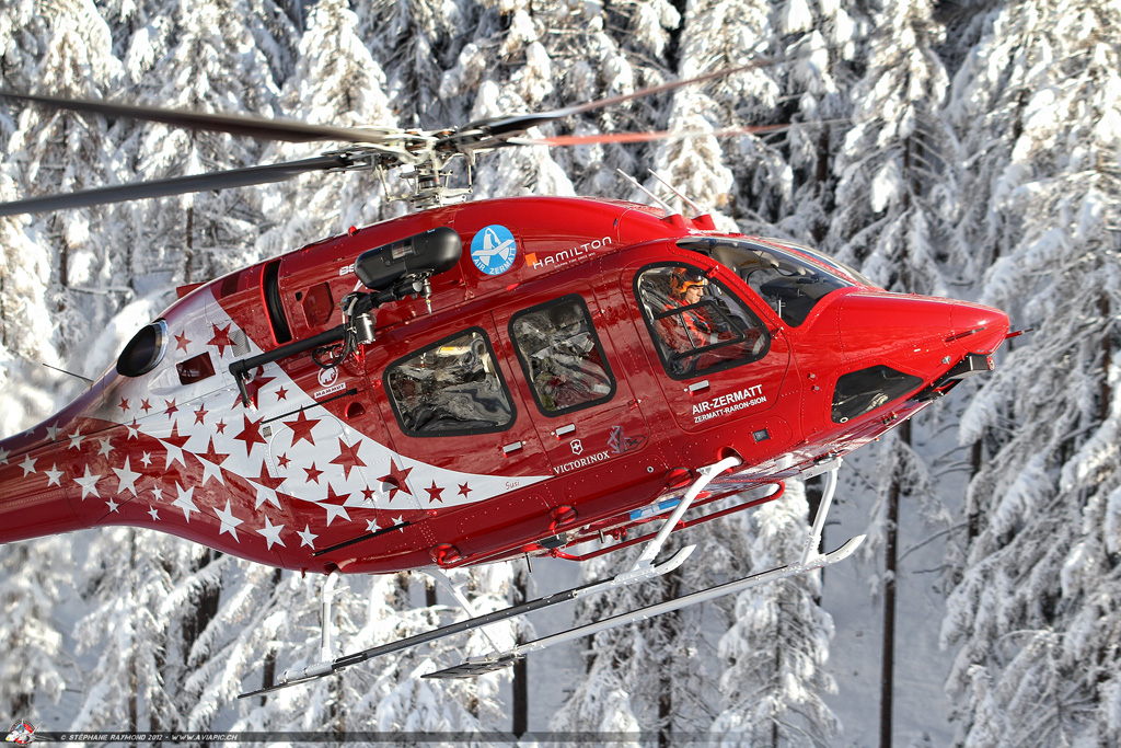 BELL 429 Air Zermatt Secours en montagne les nouveau hlicoptre de secours