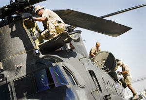 Visite sur un Chinook