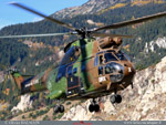 PUMA SA330 ALAT entrainement militaire en Savoie - Modane