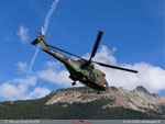 Départ pour exercice avec GIGN hélicoptère Puma SA330 de l'ALAT