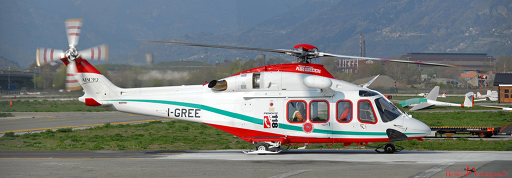 AB 139 AIR Green . Soccorso Alpino - Aoste