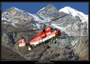 Kamov KA 32 en levage - Héliportage - transport de charge lourd par hélicoptère, levage, heli grutage