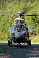 Hlicoptre Super Puma AS 332 C1 Eagle Hlicoptre au dcollage