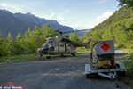 AS332 C1 Super Puma - Eagle Helicopter - Dcollage de la DZ de Chamonix