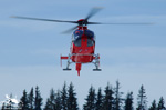 MBH Hlicoptres Avoriaz - l'EC135 T2 F-GVYM en final pour rcup sur les Carroz