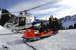 MBH Hlicoptres Avoriaz - "Une barquette" Secours au Roc d'Enfer