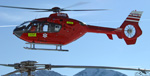 MBH Hlicoptres Avoriaz - EC135 T2 de retour sur la base d'Avoriaz