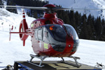 MBH Hlicoptres Avoriaz - Arret des moteurs de l'EC135 T2