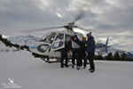 Le blss est dbarqu par les secouristes de la station d'Avoriaz