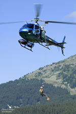 Airbus Helicopters AS350 B2 F-GJJH s/n : 2584 Finale coupe du monde VTT Mribel