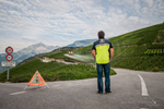 Balisage des routes par l'quipe Air Glacier