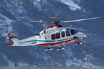 AB 139 I-ASAR de retour sur la base d'Aosta