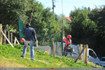 Personnel au sol sur le chantier