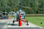 LAMA SA 315 B Air Glacier base de Collombey SUISSE