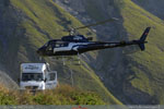 l'AS 350 B3 vient poser du matriel