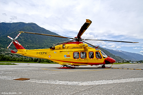 AW139 hlicoptre de secours Lombardie Italie