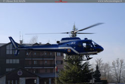 Dcollage de l'AS 350 BA Gendarmerie