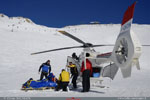 secours en montagne, transport DZ - CH