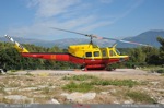 Bell 212 LX-HML (morane 66) posé à Sophia Antipolis