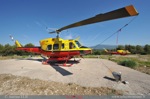 Les deux Bell 212 Morane 66 et 67