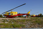 Les deux HBE Bell 212 Morane 66 et 67