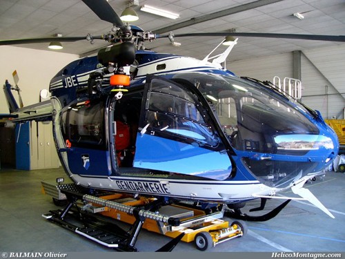 EC 145 de la base force arienne gendarmerie de Modane